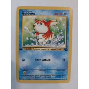 Pokemon Card - Jungle 53/64 - GOLDEEN (common) **1st Edition**